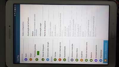Tablet Samsung Galaxy Tab e Wi Fi Sm T560 com Tela 9.6