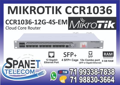 Mikrotik Cloud Core Router Ccr 1036-12g-4s-em