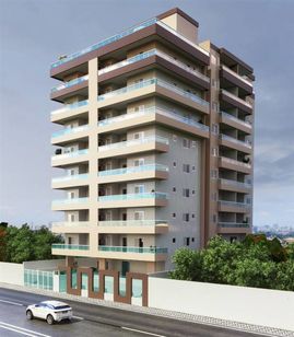 Apartamento com 43 m² - Mirim - Praia Grande SP