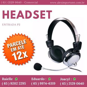 Headset Ara Jogos e Pc Fone Audio com Microfone e Audio Fone Note