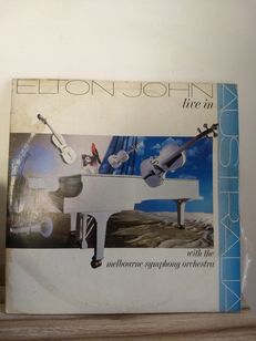Lp Vinil Duplo Elton John - Live in Austrália Ano 1987