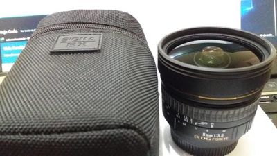 Lente Sigma p/ Nikon 8mm 1:3.5