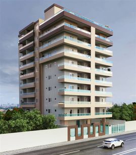 Apartamento com 64 m2 - Mirim - Praia Grande SP
