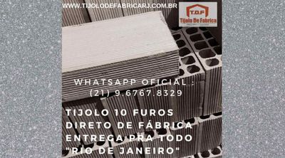 Tijolo Direto de Fábrica (21) 9.6767.8329 Niterói- RJ