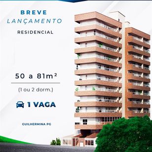 Apartamento com 50.15 m² - Guilhermina - Praia Grande SP
