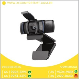 Webcam 2.0mp Logitech Full Hd Pro 1080p com Microfone Barato