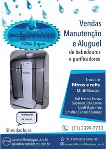 Purificador de água Natural, Filtro, Bebedouro, Marca Esmaltec Promoçã