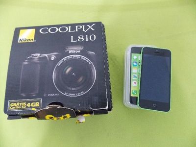 Camera Coolpix + Iphone 5c