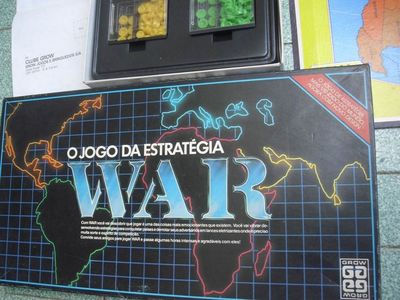War Jogo da Estratégia Grow / Muito Bem Conservado / Anos 80 / Mbq