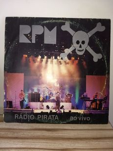 Vinil R P M Rádio Pirata ao Vivo 1986 Lp com Encarte
