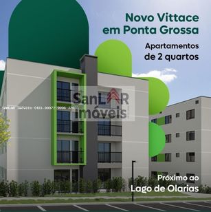 Apartamento para Venda em Ponta Grossa, Uvaranas, 2 Dormitórios, 1 Banheiro, 1 Vaga
