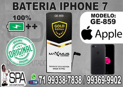 Bateria Original Apple Iphone 7 em Salvador BA