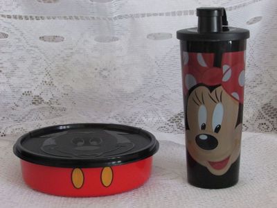 Kit Minnie e Mickey Tupperware