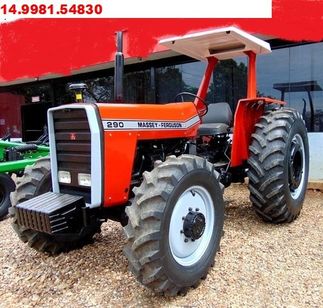 Trator Massey Ferguson 290 4x4 Ano 1985 c/ Redutor