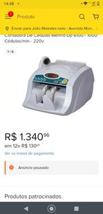 Automateck Máquinas de Conta Dinheiro Cédulas Moedas em Fortaleza