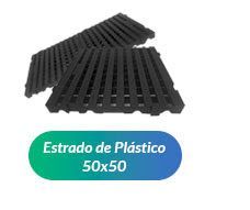 Estrado 50 X 50 de Plástico