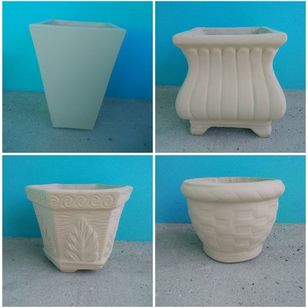 Vasos de Plantas de Cimento