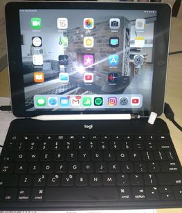 Ipad Apple 6a Geração + Apple Pencil + Teclado Keys-to-go Keyboard