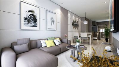 Apartamento com 61.9 m² - Mirim - Praia Grande SP