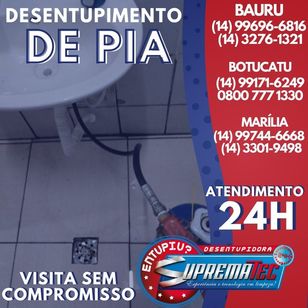 Desentupidora de Pia em São Carlos