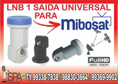 Lnb 1 Saida Universal Banda Ku 4k Hd Lnbf para Mibosat