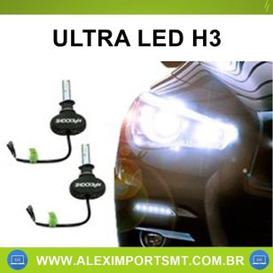 Lâmpada H3 Ultra Led Headlight 50w 12 Volts 6000k Ip65 4000lm