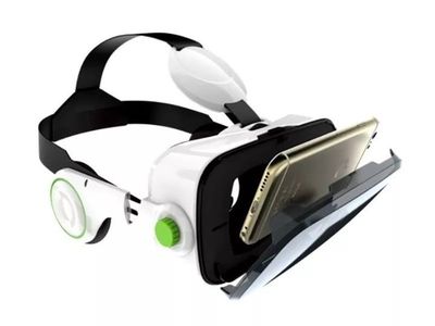 óculos Virtual Bobovr Z4 Fone Acoplado 3d Preto