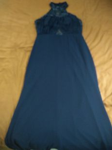 Vestido de Festa Azul Marinho