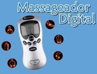 Massageador de Fisioterapia e Acupuntura Digital com Choque Elétrico T