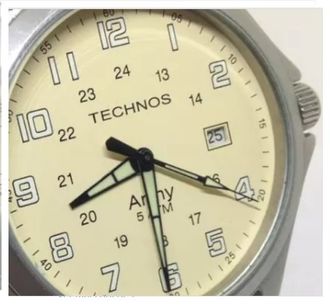 Relógio Pulso Technos 5 Atm Army Masculino T09461 Webclock