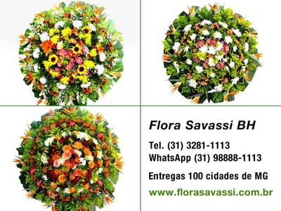 Coroas de Flores Velório Cemitério Santana Floricultura em Mariana MG