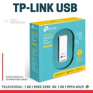 Adaptador Wifi Tp-link Usb Tl-wn821n V6 300mbps
