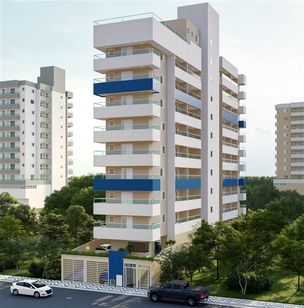 Apartamento com 40.61 m² - Guilhermina - Praia Grande SP