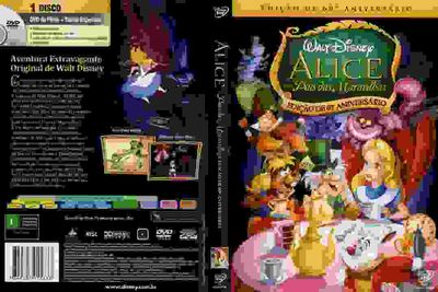 Alice no País das Maravilhas - DVD + Bônus Especiais