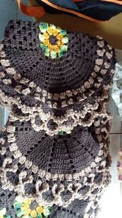 Artesanatos Londrina em Crochê para Banheiros – Artesanatos em Crochês