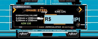 Dhabi Steel é Manufatura e Serviços em Aço