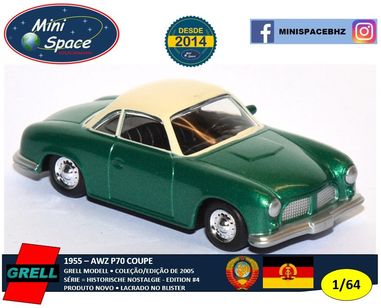Grell Modell 1955 Ifa Awz P70 Coupe 1/64