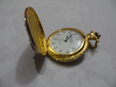 Relógio de Bolso Domcnt Quartz Dourado