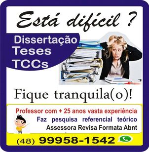 Dissertação Mestrado Tese Doutorado Monografia Artigo Tcc Projeto Abnt