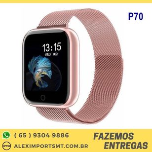 Relógio Inteligente Smartwatch P70 Android Ios Lg Samsung