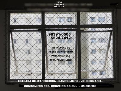 Telas de Proteção no Condominio Cruzeiro do Sul Estrada de Itapeerica