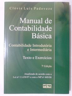 Livro Manual de Contabilidade Básica Clóvis Luis Podoveze 7ª Ed