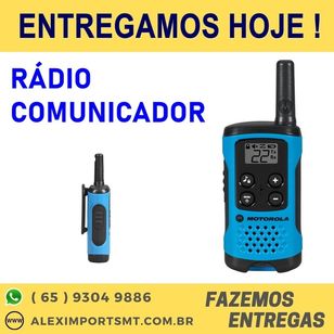 2 Rádio Comunicador Walkie Talkie Motorola T100br 25km Radio Frequenci
