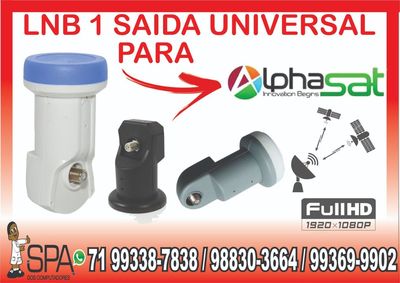 Lnb 1 Saida Universal Banda Ku 4k Hd Lnbf para Alphasat