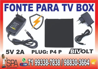 Fonte 5v 2a para Tvbox T95x em Salvador BA