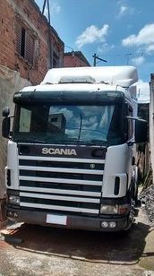 Scania R 124 Ga 420 4x2 Ano 2001 Frontal Top. Completo com Ar