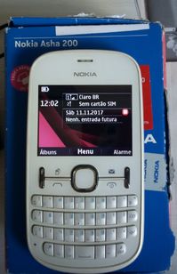 Celular Nokia Asha 200, 02 Chips, Desbloqueado