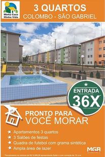 Vende-se Apartamento - Padrão, Novo no Bairro São Gabriel
