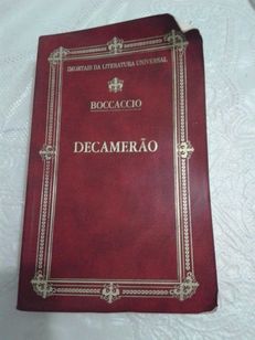 Livro Decamerão, de Boccaccio