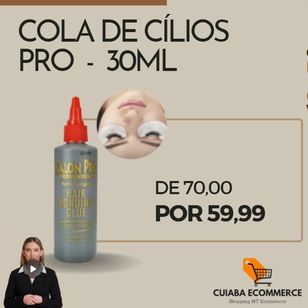Cola para Extensão de Cílios Tufinho Salon Pro 30ml Boa